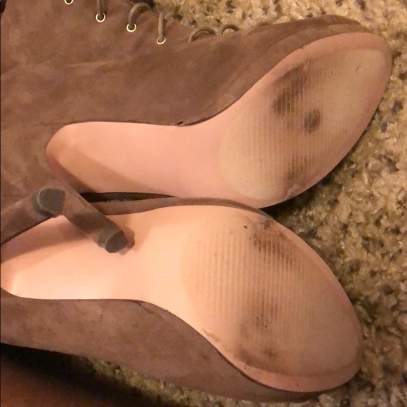 4in tan lace thigh high boots - Picture 5 of 5